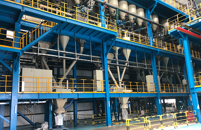 耐火材料生產(chǎn)線-科尼樂立軸行星式攪拌機應(yīng)用