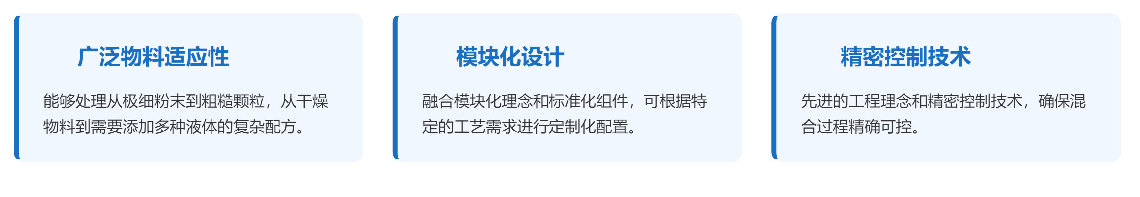 科尼樂連續(xù)式混合機產(chǎn)品特點