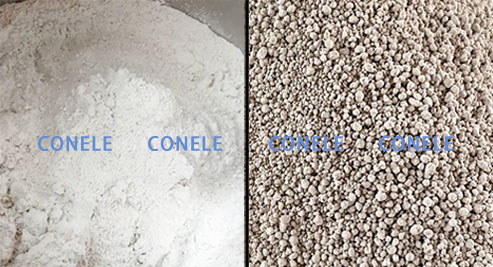 氧化鋁造粒前后對(duì)比